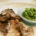 τомоко's cooksnap of when they made マグロレアソテー アボカドソース添え.