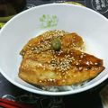 ちゃみーる's cooksnap of when they made あじの蒲焼丼♪.