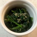 yorimimi's cooksnap of when they made 母直伝ほうれん草の胡麻和え.