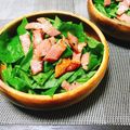 のんべぇヒロ's cooksnap of when they made サラダほうれん草のベーコンサラダ.