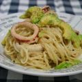 fuwavani's cooksnap of when they made たらことアボカドのそうめんチャンプルー.
