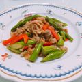 サンディサンディ's cooksnap of when they made 豚肉とアスパラの中華炒め.