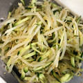 クリちゃん0309's cooksnap of when they made 簡単、もやしときゅうりのナムル.