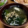 YUKIKI☆'s cooksnap of when they made あっさりなめたけ×わかめの　即席スープ.