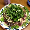 YUKIKI☆'s cooksnap of when they made 水菜と大葉たっぷり　鰹のたたき♪.
