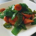 きつねどんべい's cooksnap of when they made ピーマンとウインナーの醤油炒め.