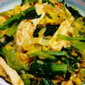 クック64OY6U☆'s cooksnap of when they made *常備菜*小松菜と蒸し鶏のからし和え.