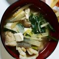 o^o^oayuayu's cooksnap of when they made 塩豚333＊白豚汁&赤豚汁♪.