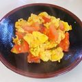 taako1552's cooksnap of when they made トマトと玉子の炒め物【簡単中華】.