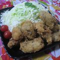 ゆみにゃむ's cooksnap of when they made *裏ワザ*カリッサクサクッ♬カキフライ.