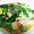 ユーロン's cooksnap of when they made 鶏肉のニラ玉●豆腐チャンプルー.