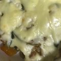mipunya's cooksnap of when they made かぼちゃと甘辛ひき肉のグラタン☆.
