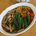 Sizuku00's cooksnap of when they made 夏野菜のあげびたし.