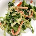 ♡♥♡くーまん♡♥♡'s cooksnap of when they made 水菜とかにかまのポン酢からしあえ.