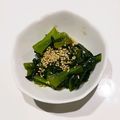 ハニイとムサシ's cooksnap of when they made レンジで簡単！小松菜のナムル.