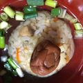 もきち☆'s cooksnap of when they made 味ごはんでリメイク☆おにぎり茶漬け.