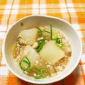 ﾁｲﾁｬﾝﾏﾏ's cooksnap of when they made 鶏ひき肉と大根の塩麹あん.