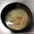 K0A9O0R8U♪'s cooksnap of when they made ★ごま香る白菜とさつま揚げのみそ汁★.