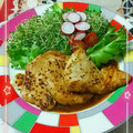 sakuraロゼット's cooksnap of when they made かじきまぐろのソテー粒マスタードソース♪.