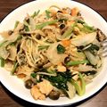 クックW14BSU☆'s cooksnap of when they made 鮭とほうれん草の和風醤油クリームパスタ♡.