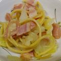 かーP's cooksnap of when they made キノコとベーコンのクリームパスタ.