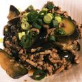 ぬぴちゃん's cooksnap of when they made なすと鶏ミンチの甘辛炒め.