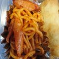 ちびゴン太's cooksnap of when they made 焼きそば用蒸しそばでナポリタン☆.