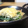 ダイナマイト漆黒's cooksnap of when they made ＊ほうれん草とシラスのココット＊.