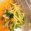 kayosanta's cooksnap of when they made 白だしで♪ほうれん草とモヤシのナムル.