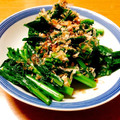 お菓子大好きぃちゃん's cooksnap of when they made 春の贈りもの！　のらぼう菜のおひたし.