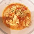 みつばちぴんく's cooksnap of when they made 簡単！新玉葱とむね肉の味噌トマト煮.