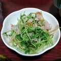 ももころももころ's cooksnap of when they made レンチンで簡単♪豆苗とハムのマヨサラダ☆.
