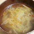 mkyキッチン's cooksnap of when they made ザーサイねぎスープ。.