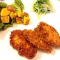 あいら！'s cooksnap of when they made 鶏むね肉のパン粉焼き♪簡単柔らかい.