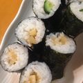 ゆすひと's cooksnap of when they made ゴマかつお節入りたくあん手巻き.