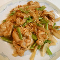 むっひー's cooksnap of when they made 大根の葉と豚バラのオイスターソース炒め.