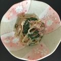 ankoco's cooksnap of when they made 調味料３つ♪豚ニラもやし＆春雨炒め.
