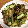ポップコーン7☆'s cooksnap of when they made 簡単！茄子とチンゲン菜の挽き肉炒め.