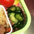 はたれん's cooksnap of when they made ♪弁当女子♪　きゅうりの酢の物.