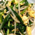 ノースのんのん's cooksnap of when they made 簡単時短!!本格中華のニラ卵もやし炒め.