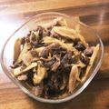 kitty・yumi's cooksnap of when they made 牛肉とごぼうの甘辛炒め.