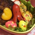 sunsunよっぴい's cooksnap of when they made お弁当 おかず かわいい うずらの卵.
