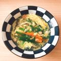 とりまる◎'s cooksnap of when they made あっという間に♪ニラと卵の中華スープ.