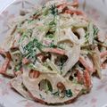 クックTBK3HH☆'s cooksnap of when they made しゃっきりレンコンと水菜のごまマヨサラダ.