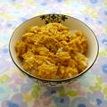 puniＫ's cooksnap of when they made 朝ごはんに♡炒り卵だけご飯♡.
