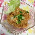 ぽぽきゅ's cooksnap of when they made レタス入り♪納豆キムチサラダ.