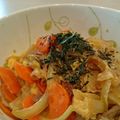 イエローバード's cooksnap of when they made 鰹節で簡単♪昼夕♪他人丼（人参入り豚丼）.