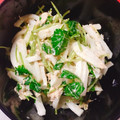 saaya0317's cooksnap of when they made 三つ葉と大根のツナマヨやみつきゴマ風味.