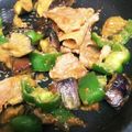 コマさんママ's cooksnap of when they made 簡単！豚肉 なす ピーマンの味噌炒め.