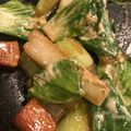 ゆちゅママ's cooksnap of when they made チンゲン菜とベーコンのマヨ炒め♪.
